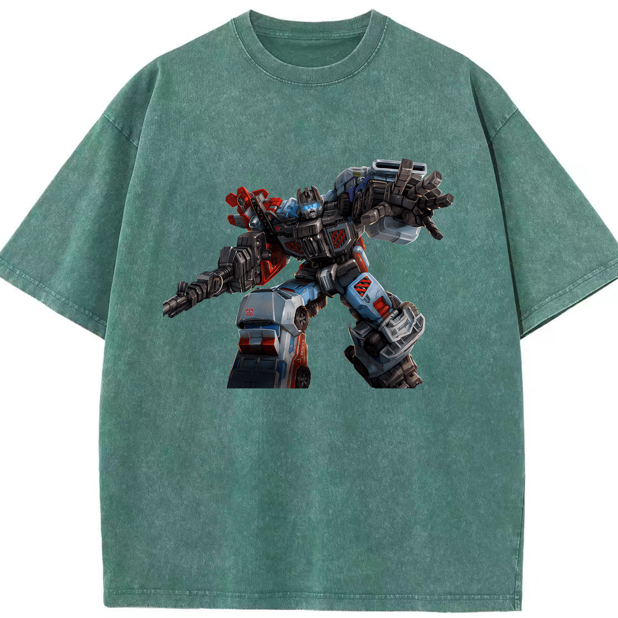 （画像用） Transformers トランスフォーマー 綿100% ヴィンテージ風 半袖Tシャツ（フロントプリント）